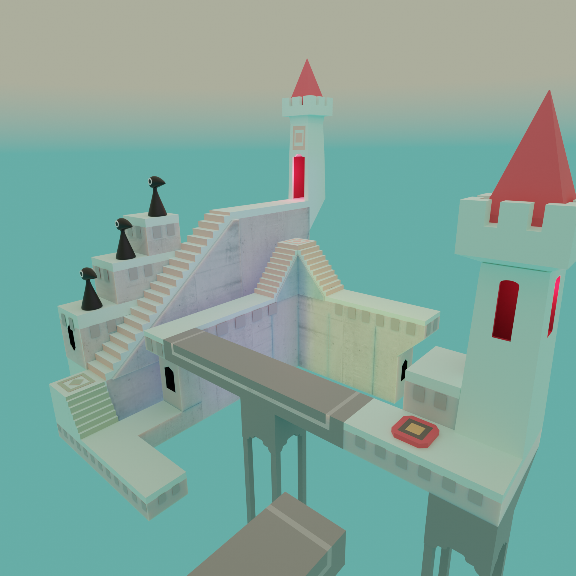 Stylized Monument Valley Castle image 1